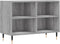 vidaXL - Tv-meubel - 69,5x30x50 - cm - bewerkt - hout - grijs - sonoma - eikenkleurig