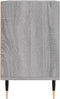 vidaXL - Tv-meubel - 69,5x30x50 - cm - bewerkt - hout - grijs - sonoma - eikenkleurig