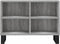 vidaXL - Tv-meubel - 69,5x30x50 - cm - bewerkt - hout - grijs - sonoma - eikenkleurig