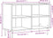 vidaXL - Tv-meubel - 69,5x30x50 - cm - bewerkt - hout - hoogglans - wit