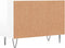 vidaXL - Tv-meubel - 69,5x30x50 - cm - bewerkt - hout - hoogglans - wit