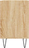 vidaXL - Tv-meubel - 69,5x30x50 - cm - bewerkt - hout - sonoma - eikenkleurig