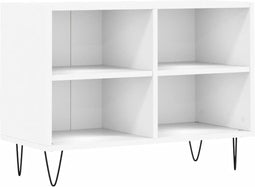 vidaXL - Tv-meubel - 69,5x30x50 - cm - bewerkt - hout - wit