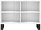 vidaXL - Tv-meubel - 69,5x30x50 - cm - bewerkt - hout - wit