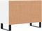 vidaXL - Tv-meubel - 69,5x30x50 - cm - bewerkt - hout - wit