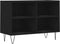 vidaXL - Tv-meubel - 69,5x30x50 - cm - bewerkt - hout - zwart
