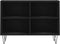 vidaXL - Tv-meubel - 69,5x30x50 - cm - bewerkt - hout - zwart