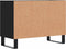 vidaXL - Tv-meubel - 69,5x30x50 - cm - bewerkt - hout - zwart