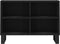 vidaXL - Tv-meubel - 69,5x30x50 - cm - bewerkt - hout - zwart