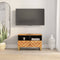 vidaXL - Tv-meubel - 70x33,5x46 - cm - massief - mangohout - bruin - en - zwart