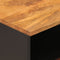 vidaXL - Tv-meubel - 70x33,5x46 - cm - massief - mangohout - bruin - en - zwart