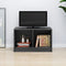 vidaXL - Tv-meubel - 70x33x42 - cm - massief - grenenhout - grijs