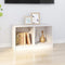 vidaXL - Tv-meubel - 70x33x42 - cm - massief - grenenhout - wit