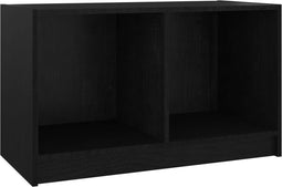 vidaXL - Tv-meubel - 70x33x42 - cm - massief - grenenhout - zwart