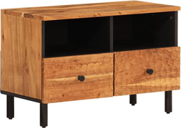vidaXL - Tv-meubel - 70x33x46 - cm - massief - acaciahout