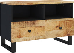 vidaXL - Tv-meubel - 70x33x46 - cm - massief - mangohout