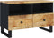 vidaXL - Tv-meubel - 70x33x46 - cm - massief - mangohout
