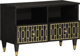 vidaXL - Tv-meubel - 70x33x46 - cm - massief - mangohout