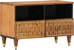 vidaXL - Tv-meubel - 70x33x46 - cm - massief - mangohout