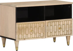 vidaXL - Tv-meubel - 70x33x46 - cm - massief - mangohout