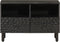 vidaXL - Tv-meubel - 70x33x46 - cm - massief - mangohout - zwart