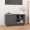 vidaXL - Tv-meubel - 70x34x40 - cm - massief - grenenhout - grijs