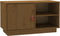 vidaXL - Tv-meubel - 70x34x40 - cm - massief - grenenhout - honingbruin