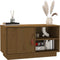 vidaXL - Tv-meubel - 70x34x40 - cm - massief - grenenhout - honingbruin