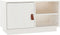 vidaXL - Tv-meubel - 70x34x40 - cm - massief - grenenhout - wit