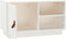 vidaXL - Tv-meubel - 70x34x40 - cm - massief - grenenhout - wit
