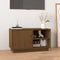 vidaXL - Tv-meubel - 70x34x40 - cm - massief - grenenhout - zwart