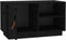vidaXL - Tv-meubel - 70x34x40 - cm - massief - grenenhout - zwart