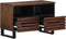 vidaXL - Tv-meubel - 70x34x46 - cm - massief - mangohout - bruin