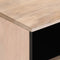 vidaXL - Tv-meubel - 70x34x46 - cm - massief - mangohout - wit