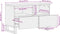 vidaXL - Tv-meubel - 70x34x46 - cm - massief - ruw - mangohout