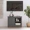 vidaXL - Tv-meubel - 70x36,5x52 - cm - massief - grenenhout - grijs