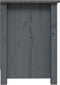 vidaXL - Tv-meubel - 70x36,5x52 - cm - massief - grenenhout - grijs