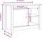 vidaXL - Tv-meubel - 70x36,5x52 - cm - massief - grenenhout - grijs
