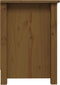 vidaXL - Tv-meubel - 70x36,5x52 - cm - massief - grenenhout - honingbruin