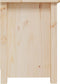 vidaXL - Tv-meubel - 70x36,5x52 - cm - massief - grenenhout