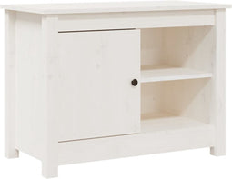 vidaXL - Tv-meubel - 70x36,5x52 - cm - massief - grenenhout - wit