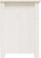 vidaXL - Tv-meubel - 70x36,5x52 - cm - massief - grenenhout - wit