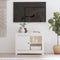 vidaXL - Tv-meubel - 70x36,5x52 - cm - massief - grenenhout - wit