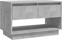 vidaXL - Tv-meubel - 70x41x44 - cm - bewerkt - hout - betongrijs
