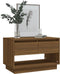 vidaXL - Tv-meubel - 70x41x44 - cm - bewerkt - hout - bruin - eikenkleur