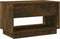 vidaXL - Tv-meubel - 70x41x44 - cm - bewerkt - hout - gerookt - eikenkleurig