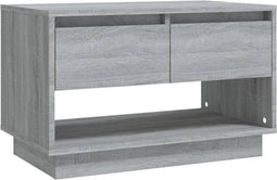 vidaXL - Tv-meubel - 70x41x44 - cm - bewerkt - hout - grijs - sonoma - eikenkleurig