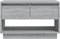 vidaXL - Tv-meubel - 70x41x44 - cm - bewerkt - hout - grijs - sonoma - eikenkleurig
