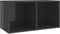 vidaXL - Tv-meubel - 72x35x36,5 - cm - bewerkt - hout - hoogglans - grijs