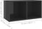vidaXL - Tv-meubel - 72x35x36,5 - cm - bewerkt - hout - hoogglans - grijs
